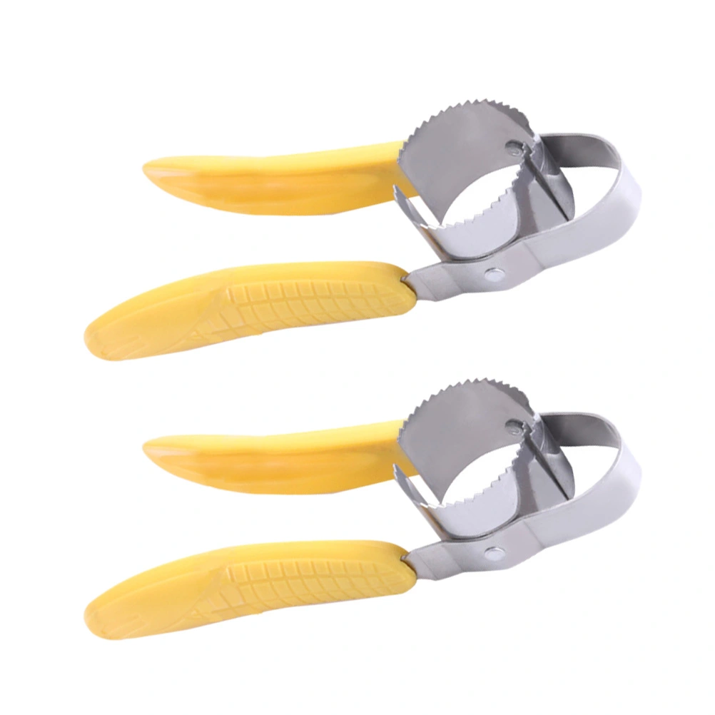 2pcs Corn Grater Shaver Strippers Stainless Steel Peelers Kitchen Gadgets