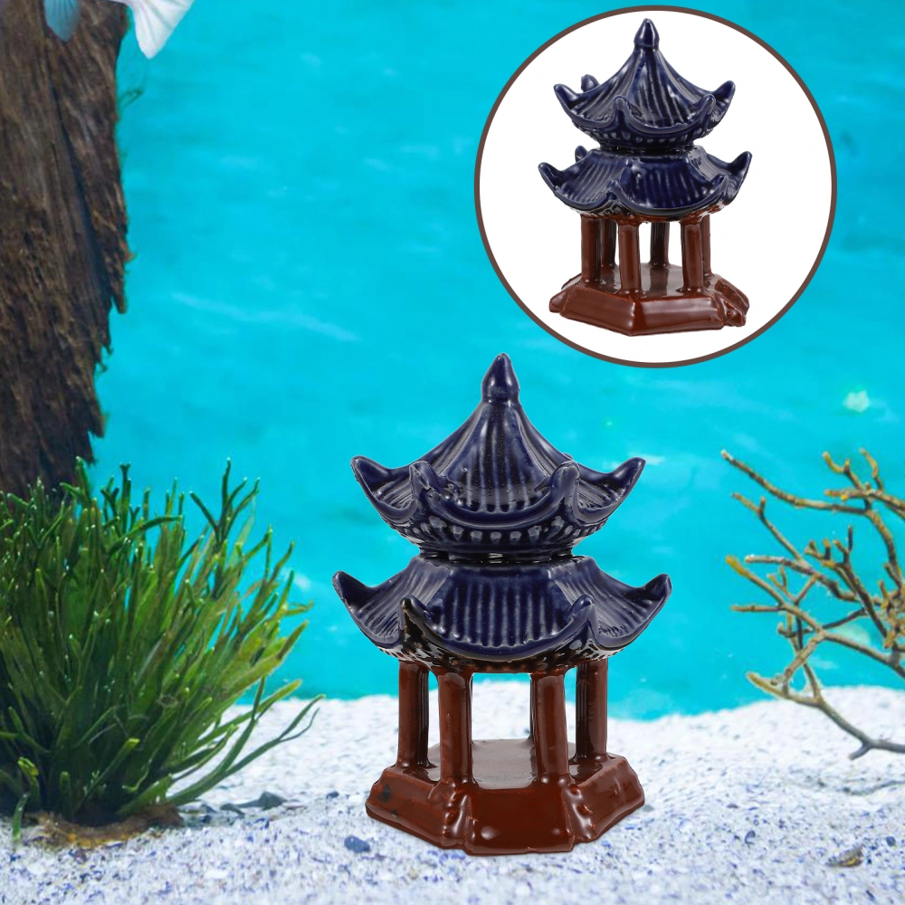 1Pc Aquarium Landscaping Pavilions Home Desktop Adorns Photography Ornaments