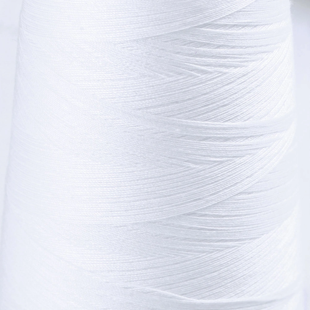 20/2 4000 Yards Sewing Threads Polyester Sewing Threads Practical Clothes Pants Threads (White)