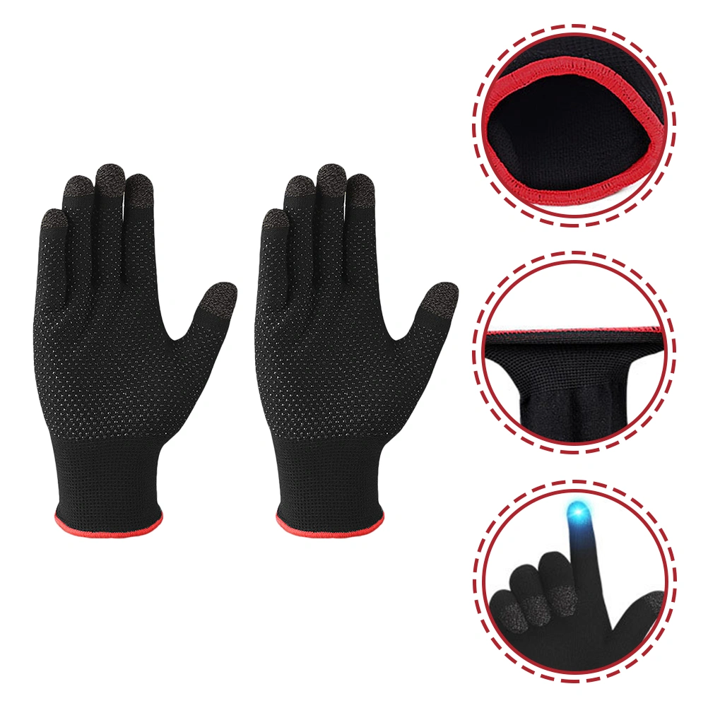 2 Pairs Winter Gloves Touch Gloves Women Texting Gloves Sports Gloves Men Gloves