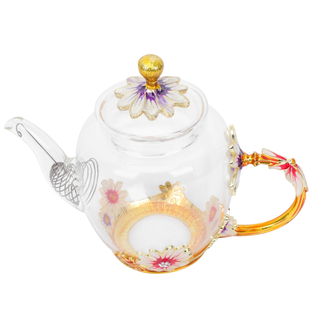 Decorative Teapot Household Tea Kettle Heat-resistant Tea Container Scented Tea Kettle