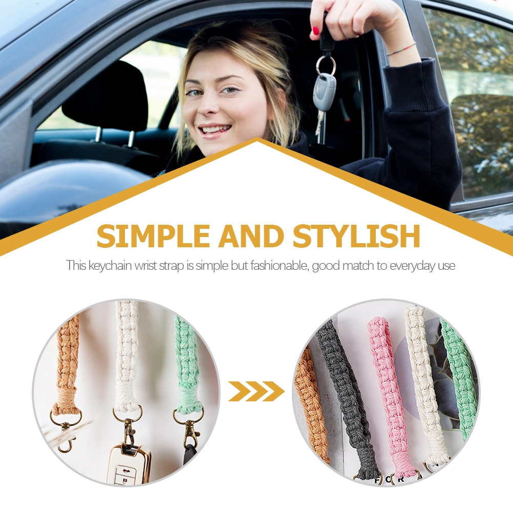 Keychain Wristlet Practical Key Chain Lanyard Useful Keychain Hand Wrist Strap