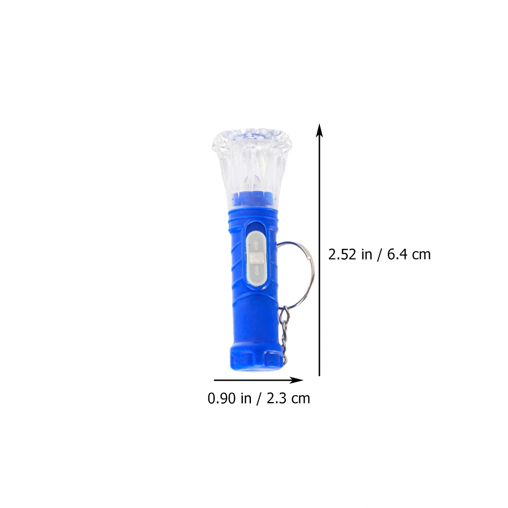 20pcs Mini Flashlights Portable Keychains Kids Luminous Toys (Random Color)
