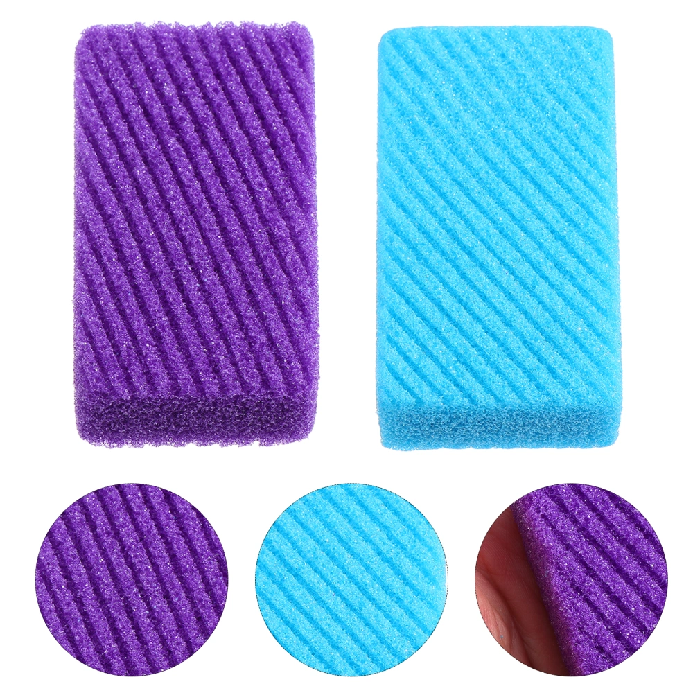 6pcs Foot Pumice Stone Pad Exfoliating Sponge Hard Dead Skin Callus Scrubber