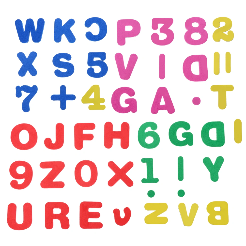 1 Set/41pcs Educational Toy Letter Number Cognitive Toy Fridge Magnet Sticker