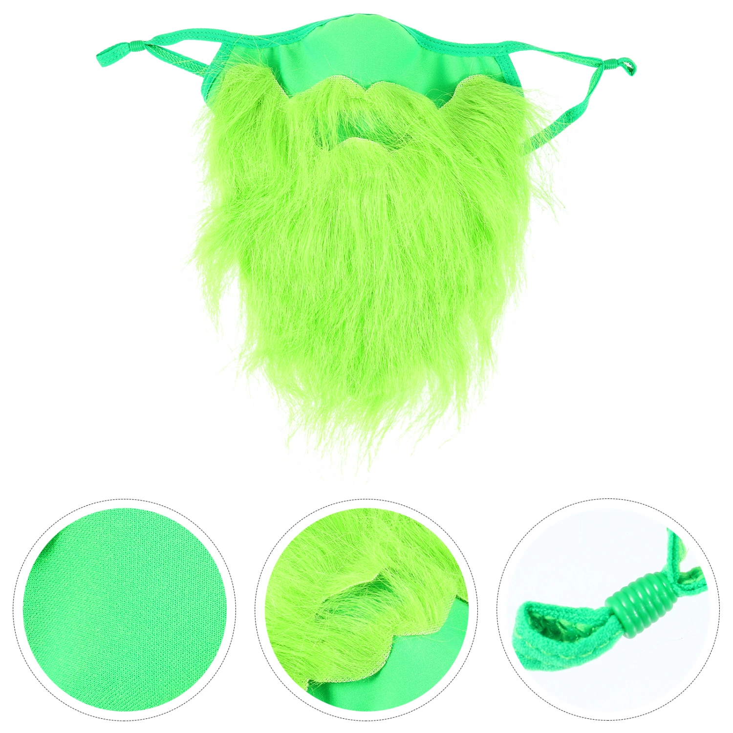 1pc St. Patrick's Day Beard Fake Beard Face Mask Stage Performance Beard