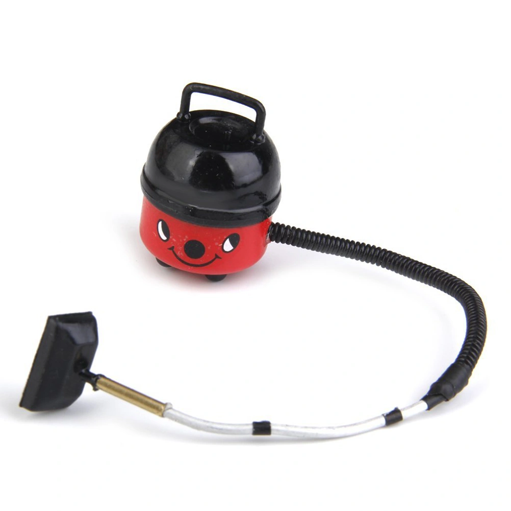 1/12 mini house Miniature Accessory Plastic Vacuum Cleaner (Red)