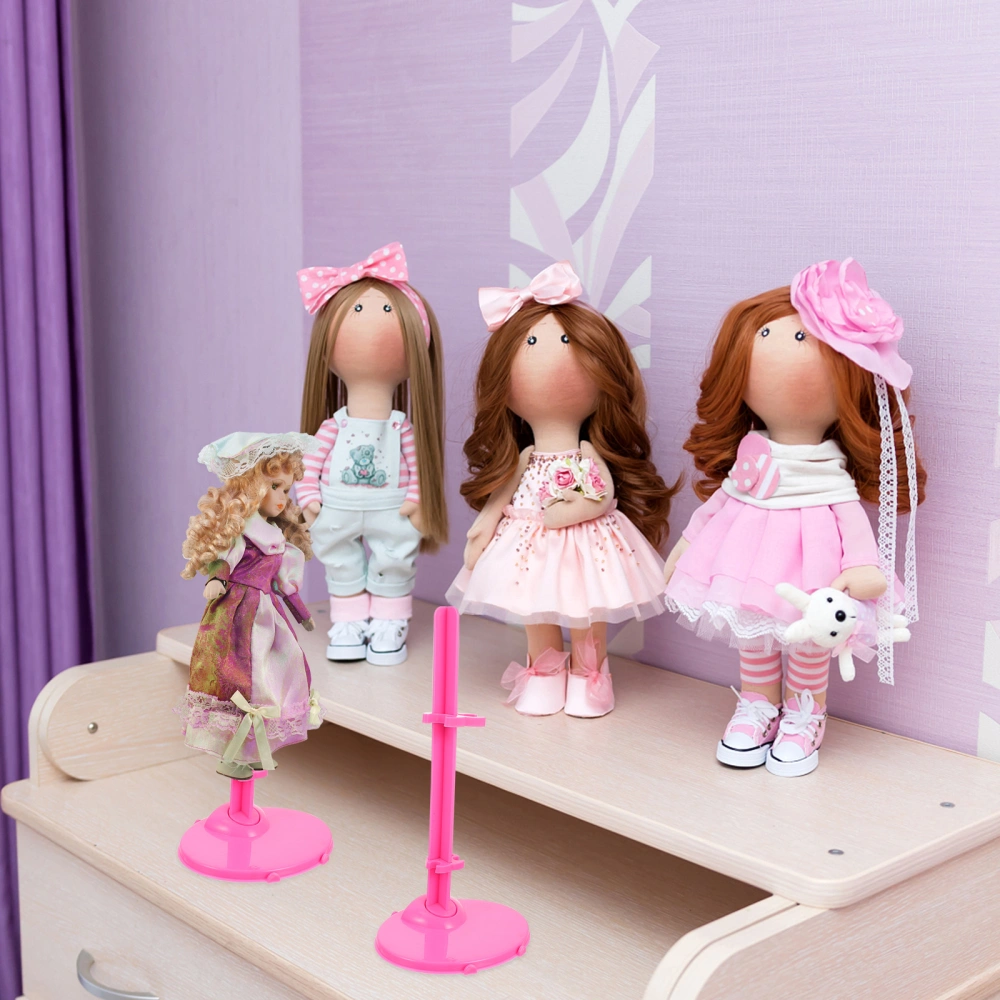 3pcs Doll Support Rack Doll Figures Stand Display Rack for Window Doll Decor