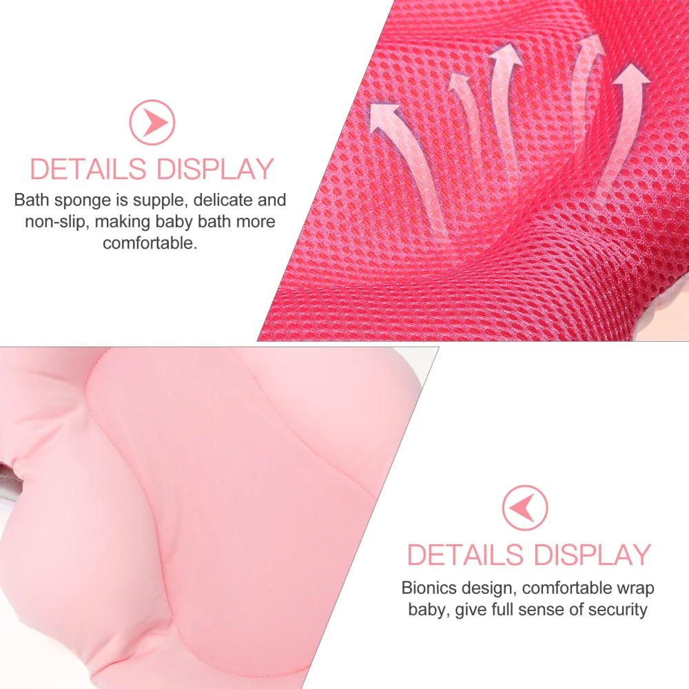 Baby Shower Cushion Non-skid Newborn Bathtub Cushion Infant Floating Seat