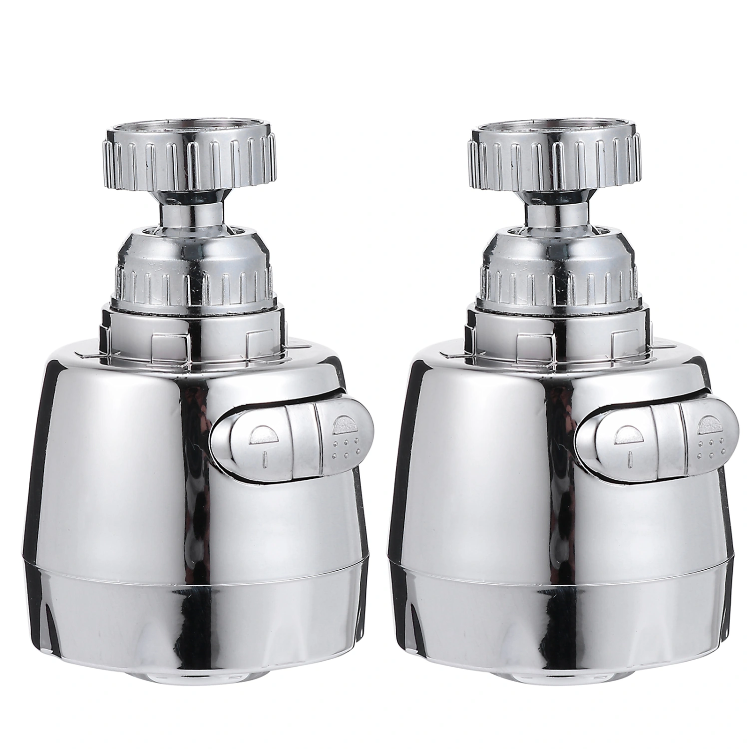 2pcs Splashproof Nozzle Rotatable Faucet Tap Extender Kitchen Diffuser Filter