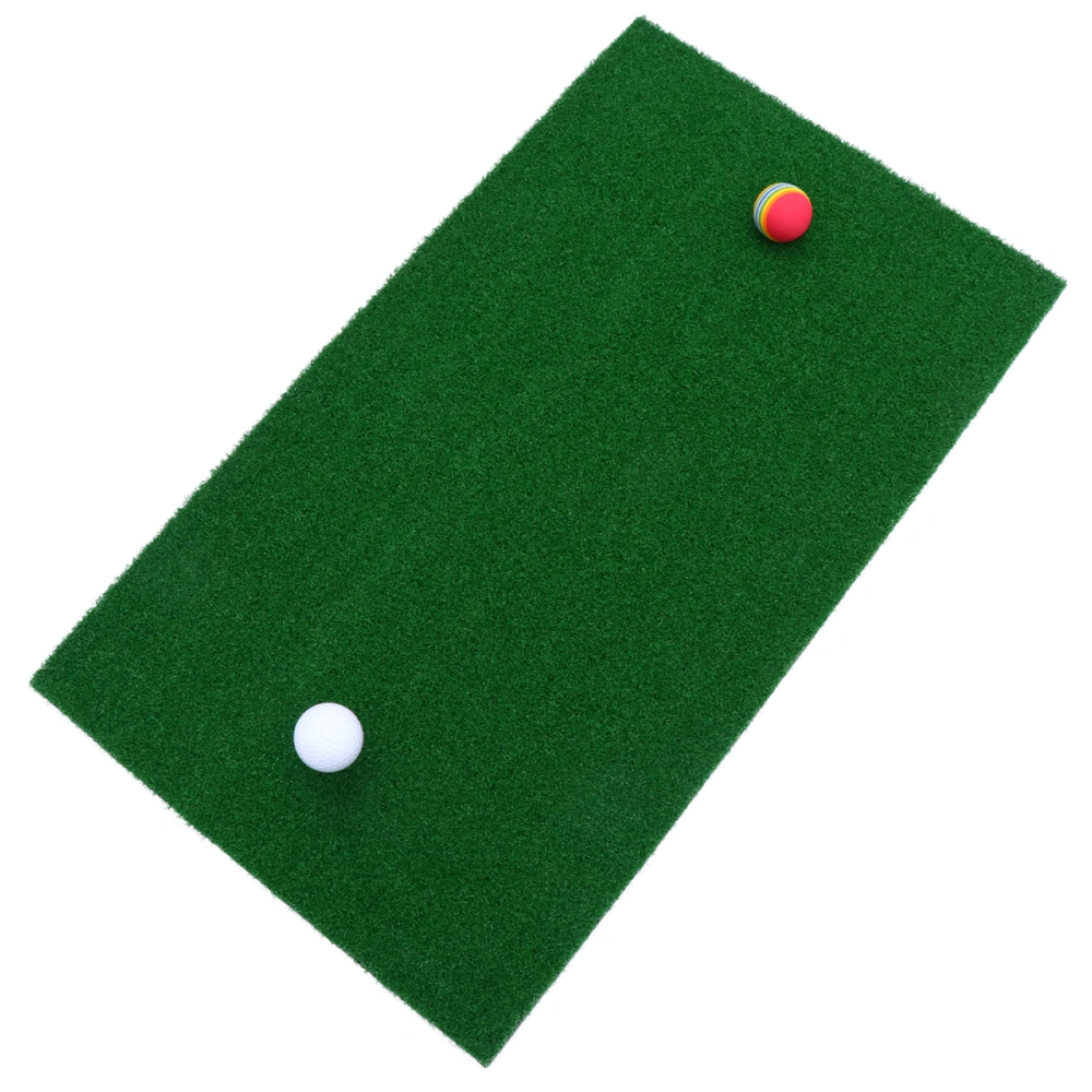 1PC Mini Practice Mat Indoor Realistic Turf Swing Mat Training Aids for Driving Hitting Chipping Putting (Style A)