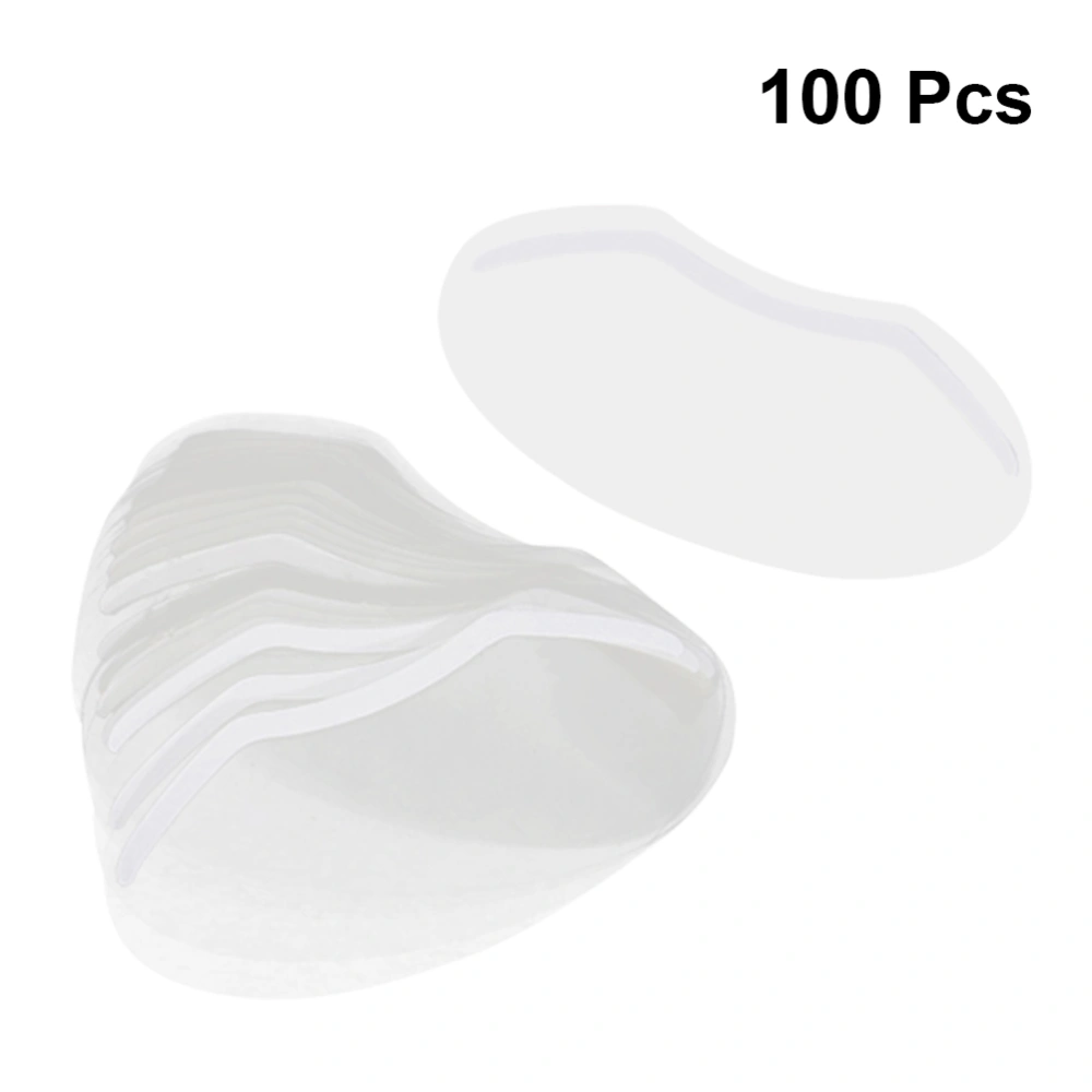 100Pcs Transparent Bang Baffle Eyeprotector Hairdressing Tools Barber Accessories for Barber Salon