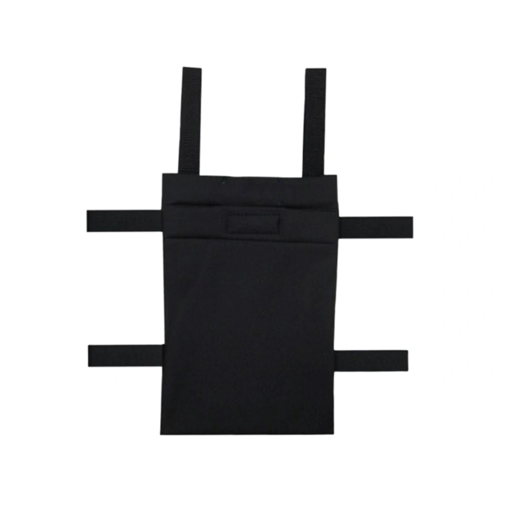 Handsfree Crutch Storage Box Underarm Storage Container Orthopedic Ergonomic Portable Pouch Black