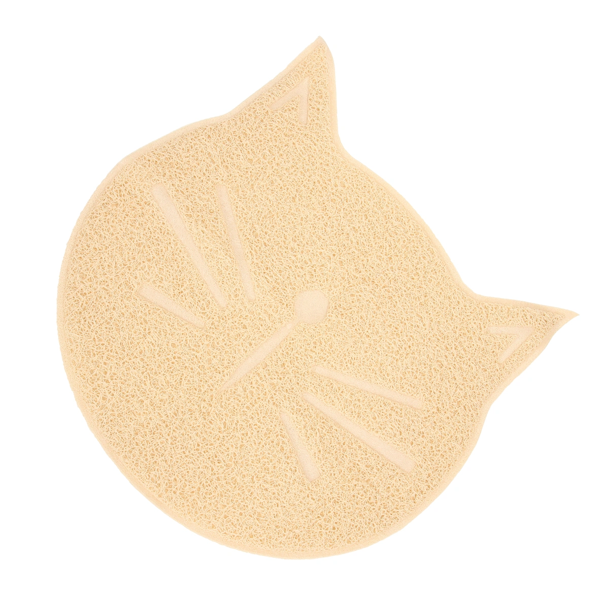 1pc Household Cat Litter Mat Non-slip Pet Cat Face Shaped Mat Pet Supplies