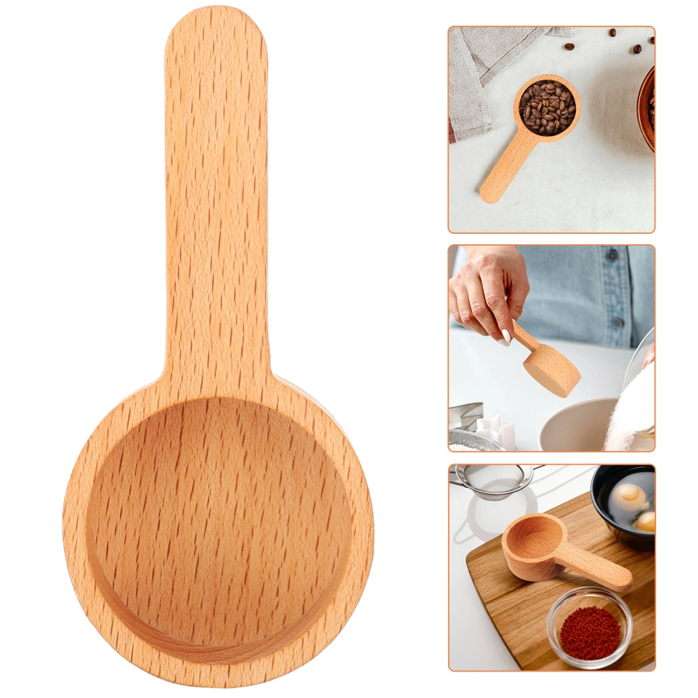 Wooden Coffee Powder Spoon Household Coffee Scoop Measuring Spoon Bean Powder Spoon