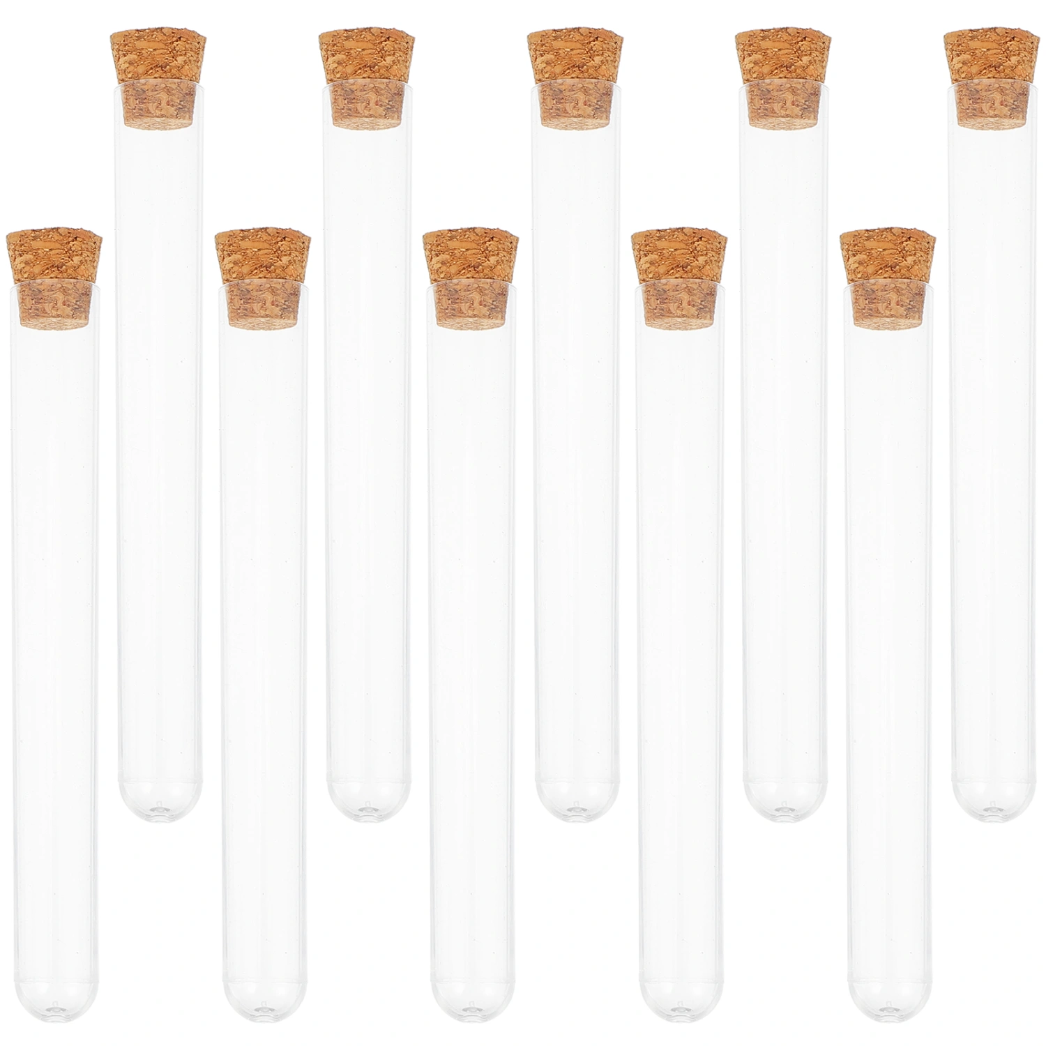 30pcs Transparent Storage Test Tubes Multi-functional Test Tubes with Cork