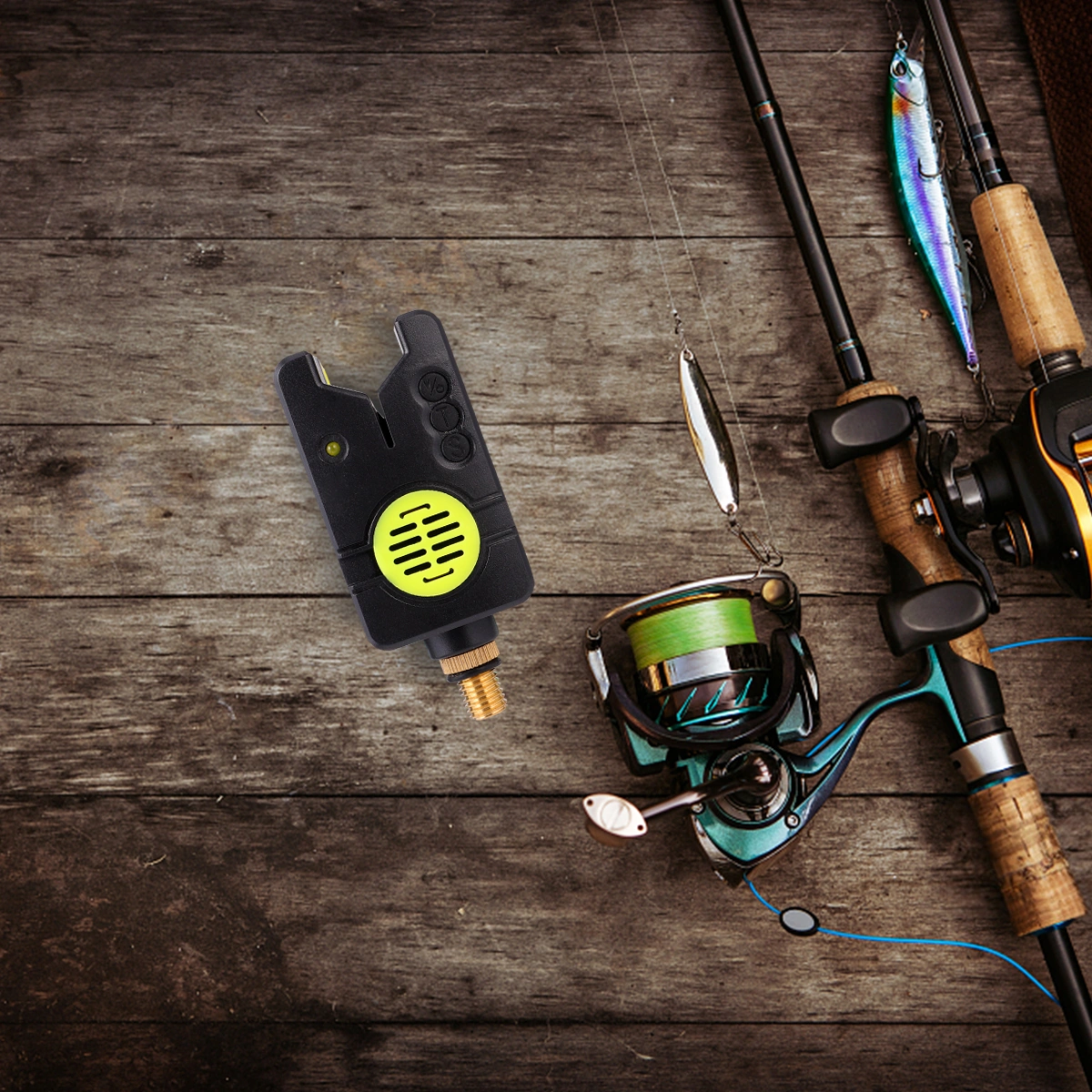 1Pc Fishing Electronic Alarm High Sensitivity Loud Alarm Throwing Rod Squid Bell