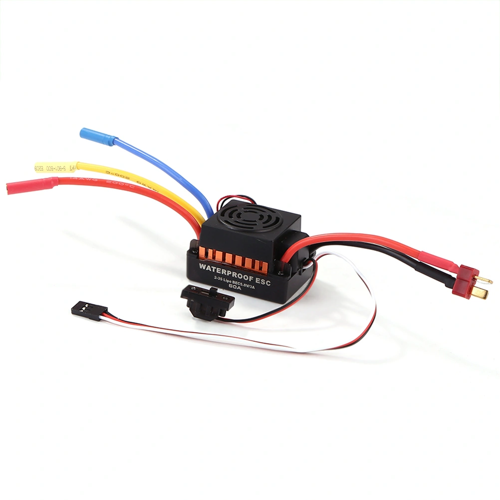 1/10 60A RC Car Model Electronic Governor with Waterproof Brushless Motor Professional Model DIY Use Tool
