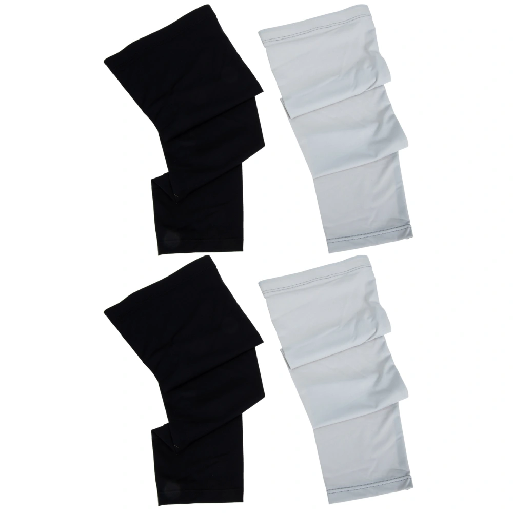 2 Pairs of Cycling Arm Sleeves Cooling Arm Covers Comfortable Arm Sleeves Sunscreen Arm Sleeves