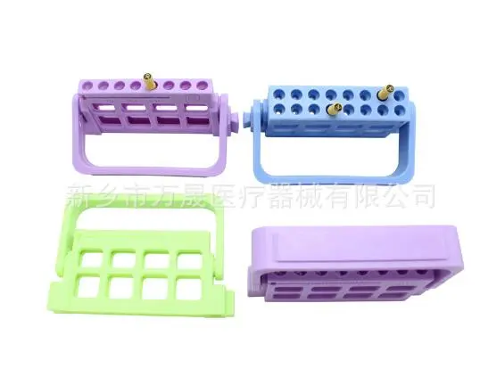 3pcs Dental Disinfection Burs Holder Dentist Tool Root Canal Files Organizer