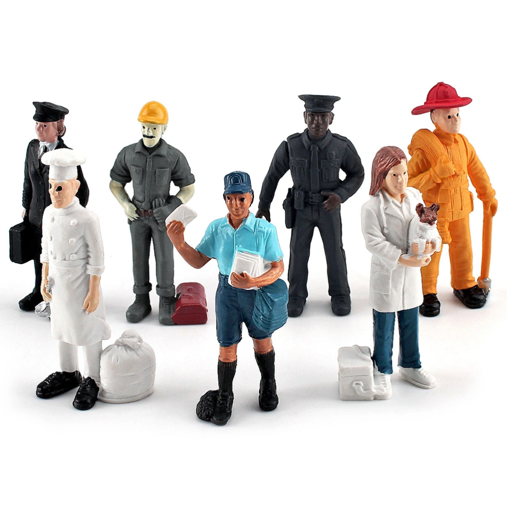 1 Set Simulated People Figurines Sand Table Figurines Mini Character Models