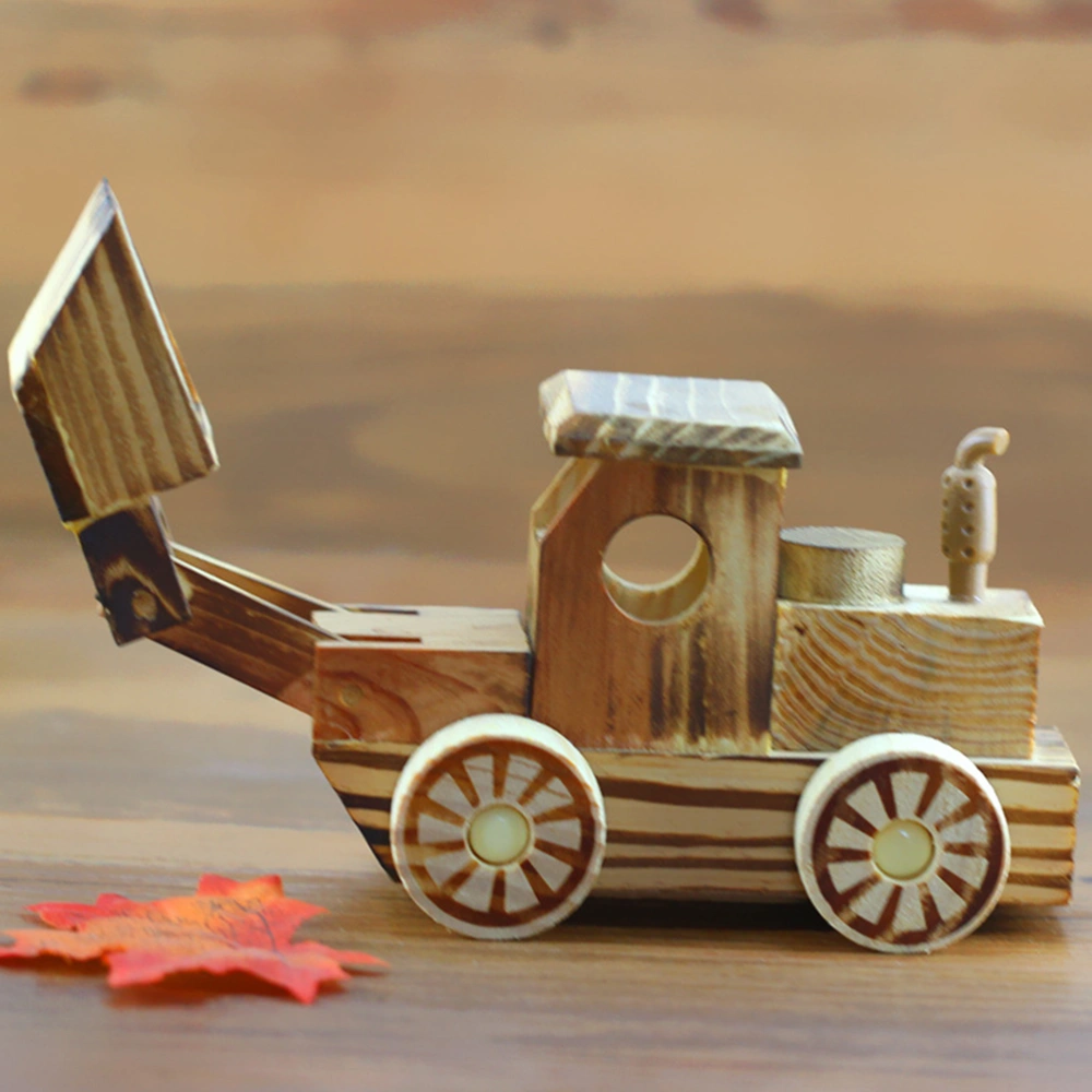 1PC Wooden Model Handcraft Home Decor Miniature Ornament Kids Children Toy