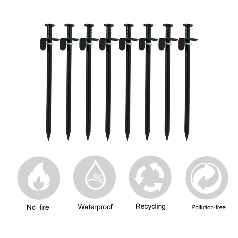 16pcs Tent Stakes Heavy Duty Forged Iron Unbent Tent Pegs-Ideal Camping Stakes