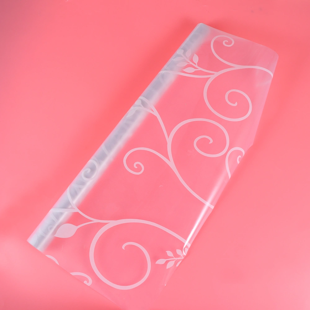 45cm Privacy Window Film Self-adhesive Decorative Opaque Removable Cellophane Window Film Stickers for Home Bathroom Office Meeting Room Living Room