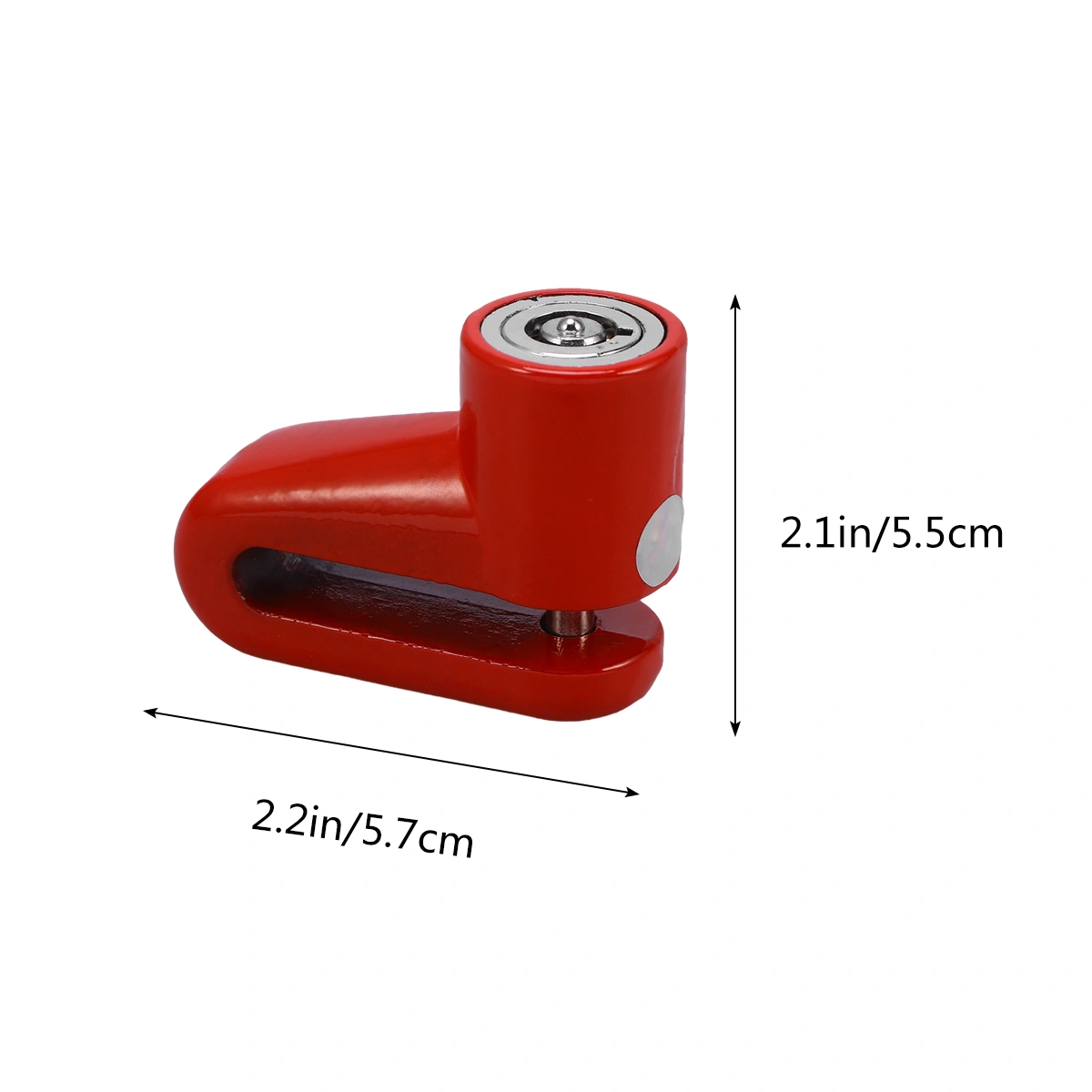 Motorcycle Lock Security Anti Theft Bike Motorbike Motorcycle Disc Brake Lock Theft Protection For Scooter Motorbike (Red)