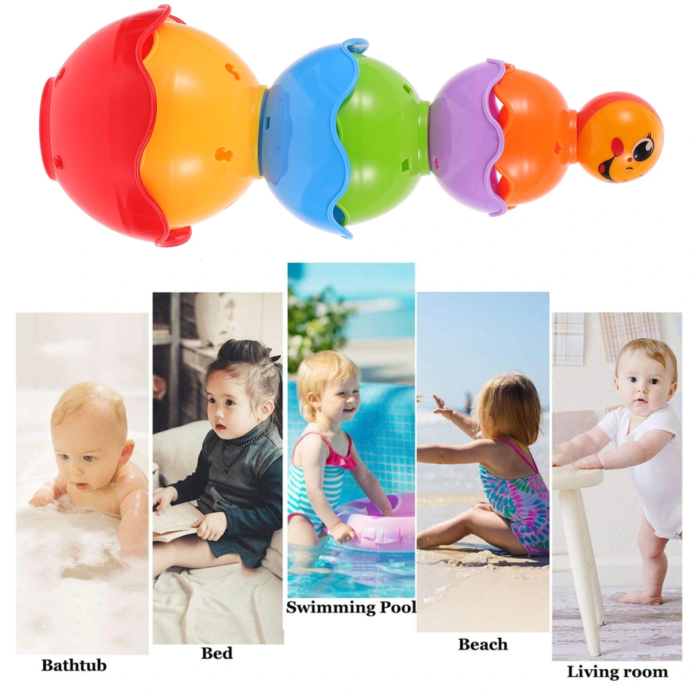 1 Set Interesting Stacking Plaything Children Bathroom Stacker Cups Plaything
