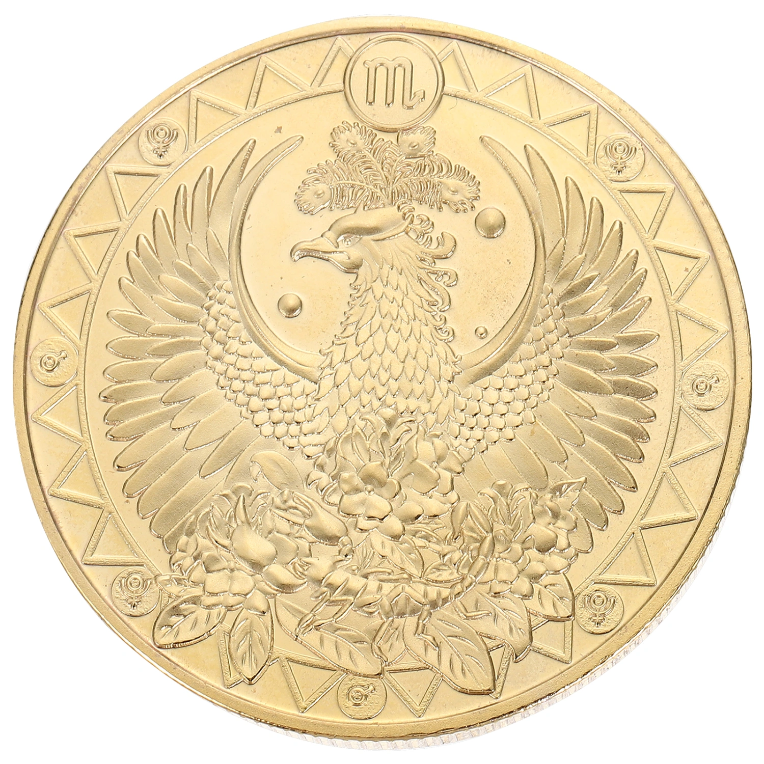 Constellations Luck Coin Decorative Golden Coin Commemorative Coin Ornament