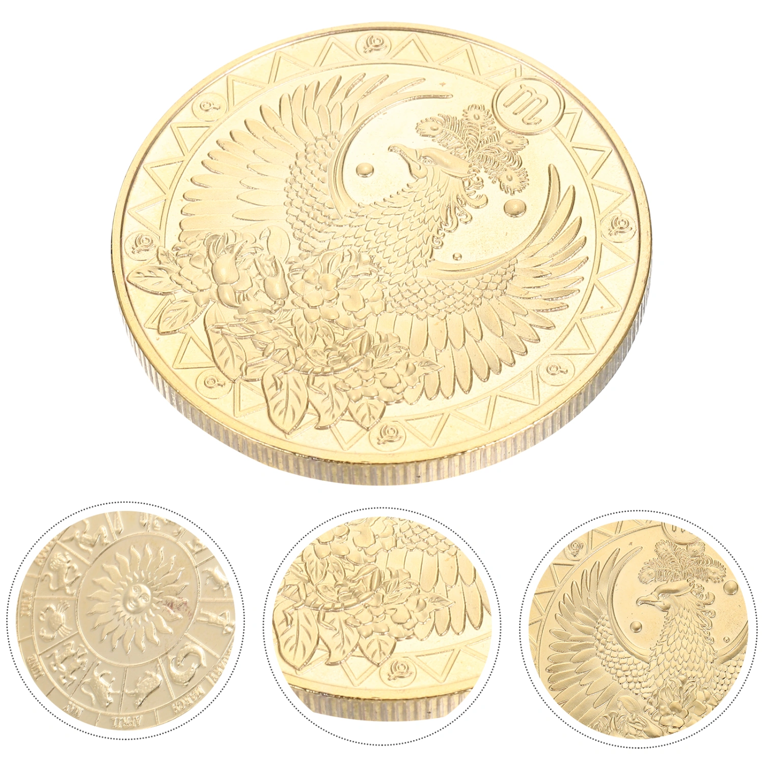 Constellations Luck Coin Decorative Golden Coin Commemorative Coin Ornament