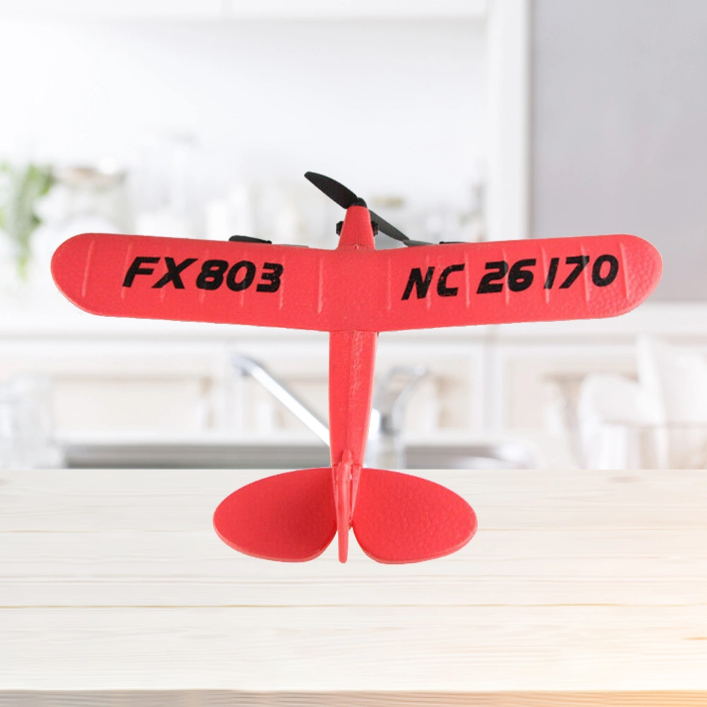 FX-803 RC Plane EPP Airplane Model Outdoor Glider 2.4G Two-Way Fixed Wings Model Planes Kids Gift Toy Red