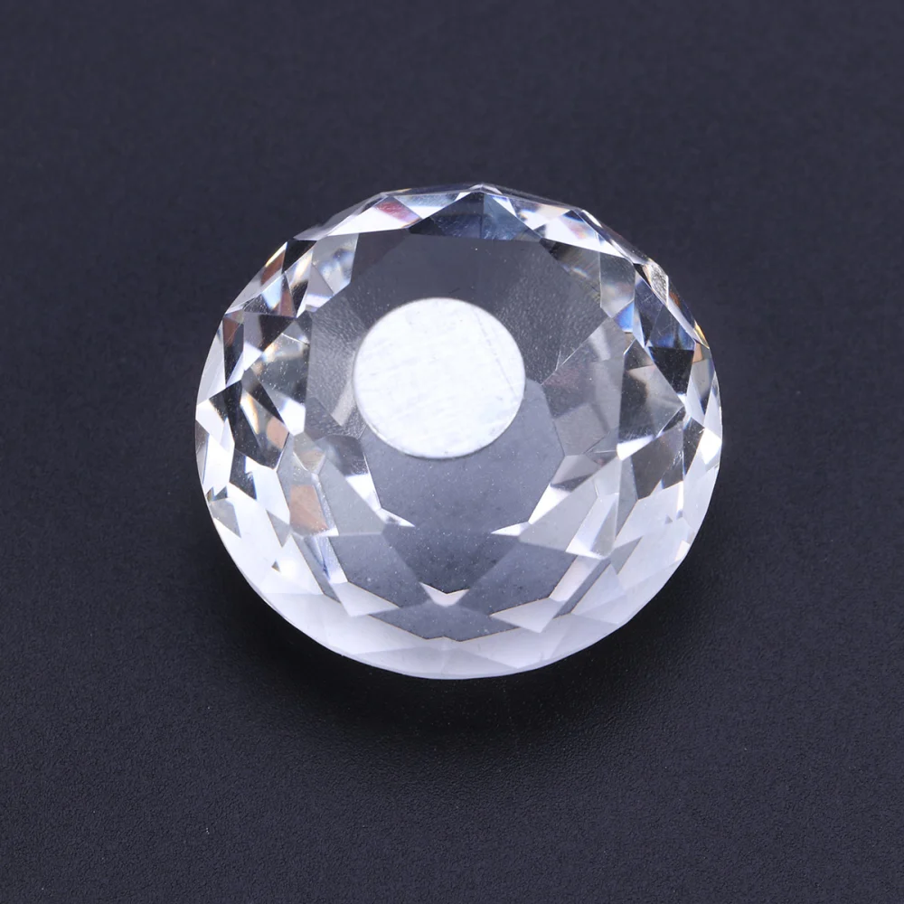 False Nail Tips Display Stand Holder Nail Art Decoration Magnetic Alloy Crystal Manicure Design Nail Polish Shelf (Transparent)