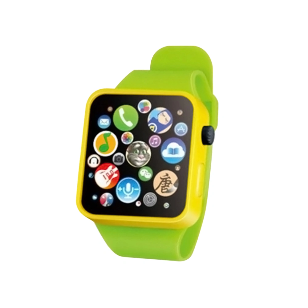 Kids Watch Toy Educational Learning Wrist Watch Multifunction Touch Screen Watch Toy(Green)