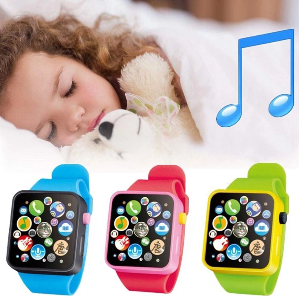 Kids Watch Toy Educational Learning Wrist Watch Multifunction Touch Screen Watch Toy(Green)
