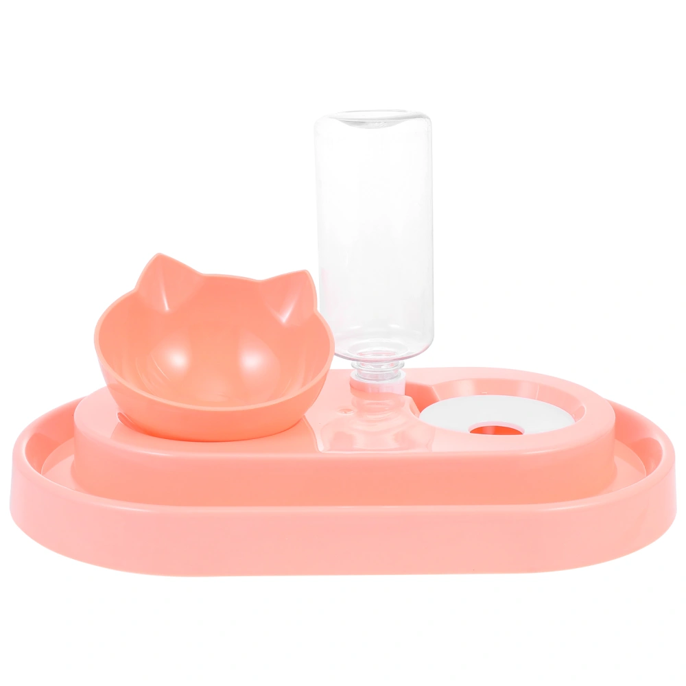 Neck Protection Pet Feeding Bowl Double Food Water Storage Bowl Pet Food Container