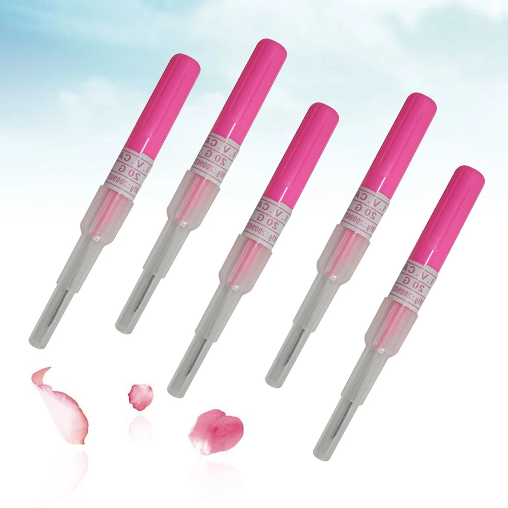 5pcs Piercing Needles Body Mouth Piercing Needles for Piercing Supplies Sterilization Piercing Tool Size-20G
