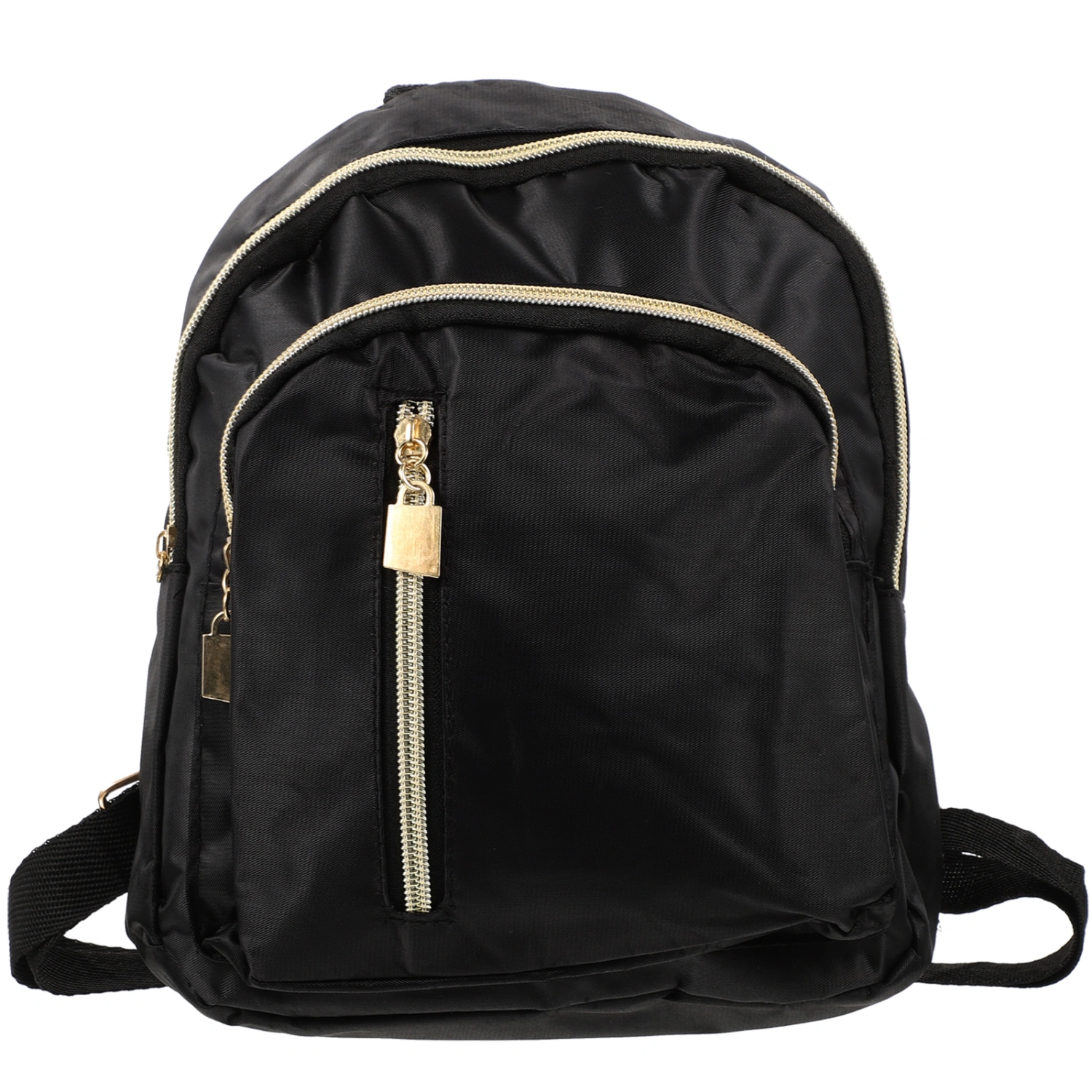 Korean Style Nylon Waterproof Women Shoulder Bag Fashion Portable Lady Handbag Casual Backpack for Teenage Girls (Black)