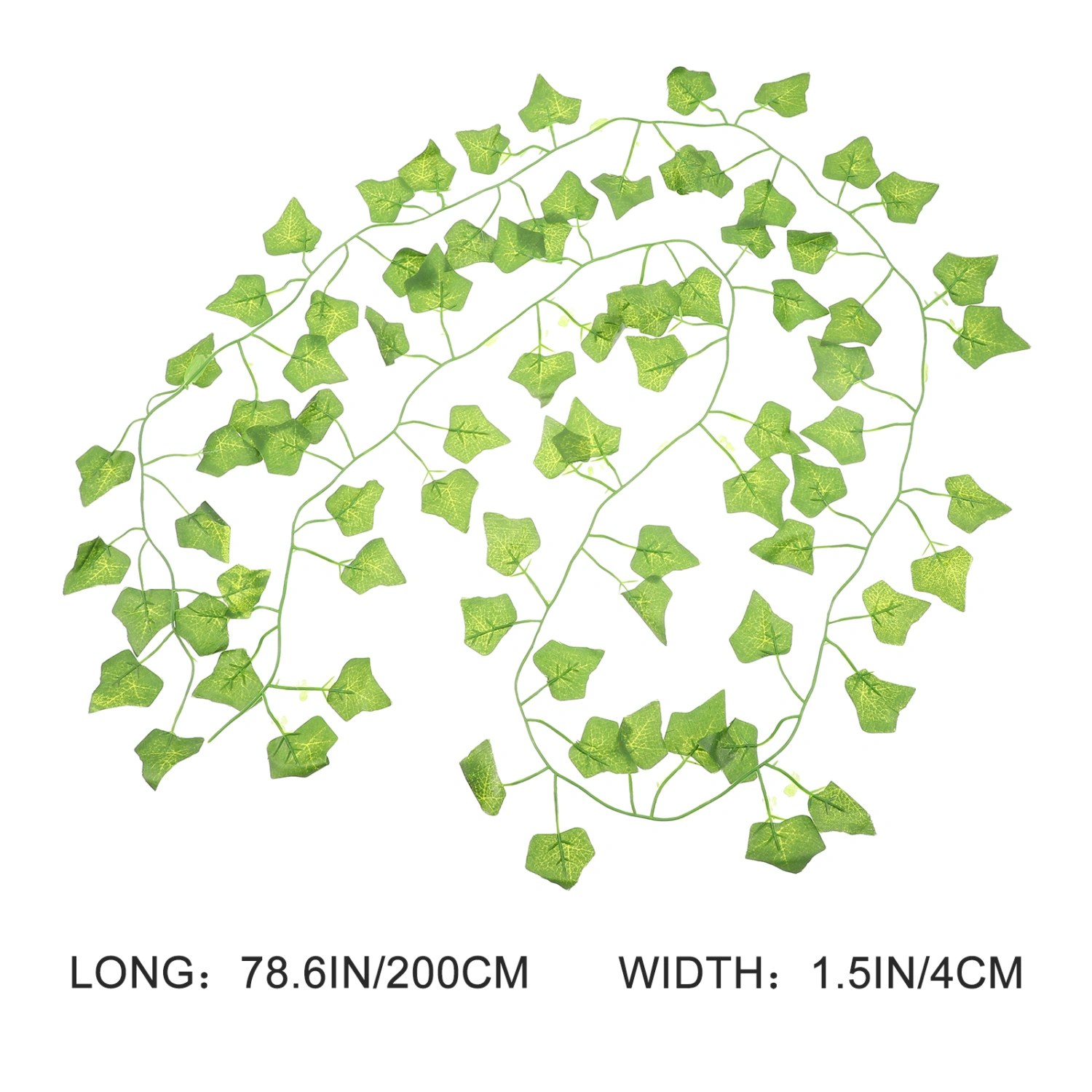 12Pcs Artificial Ivy Vines Fake Ivy Leaves Artificial Ivy Garlands Pendant