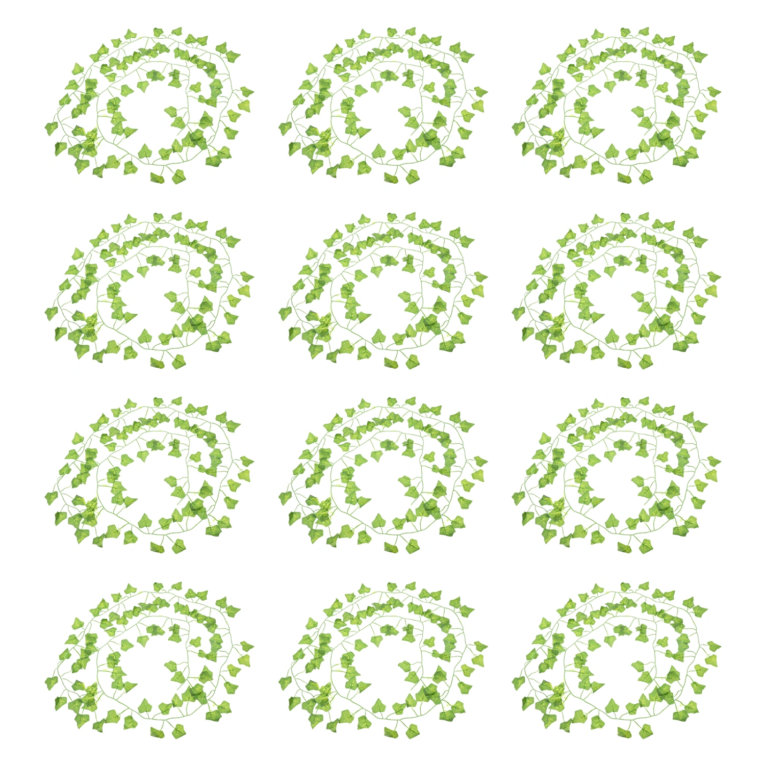 12Pcs Artificial Ivy Vines Fake Ivy Leaves Artificial Ivy Garlands Pendant