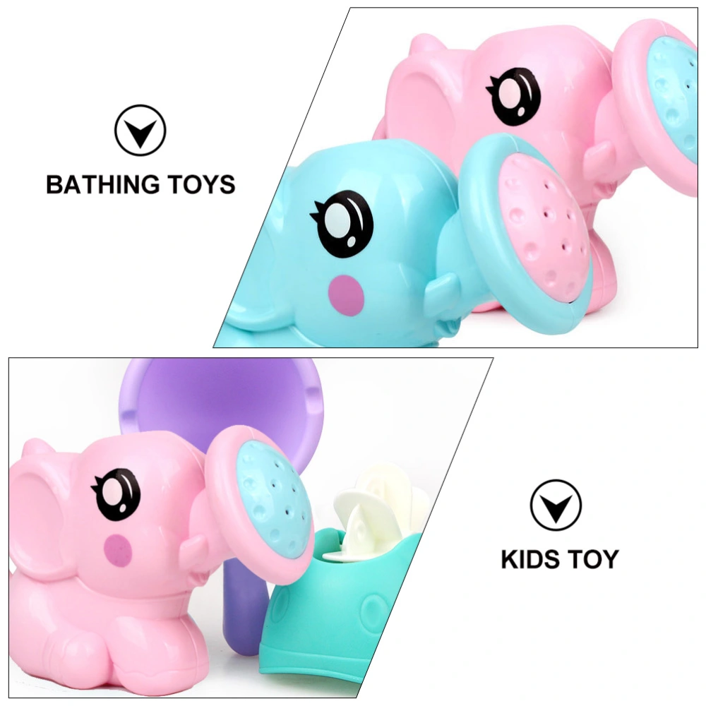 2pcs Baby Bathing Toys Cartoon Sprinkler Plaything Shower Toy (Random Color)