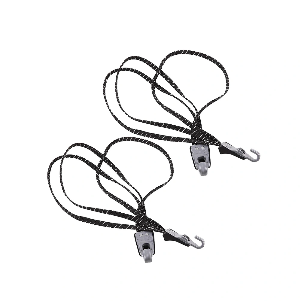 2pcs 3 in 1 Bike Luggage Strap Elastic Motorcycle Fixed Nylon Rope Binding Bungee Cord