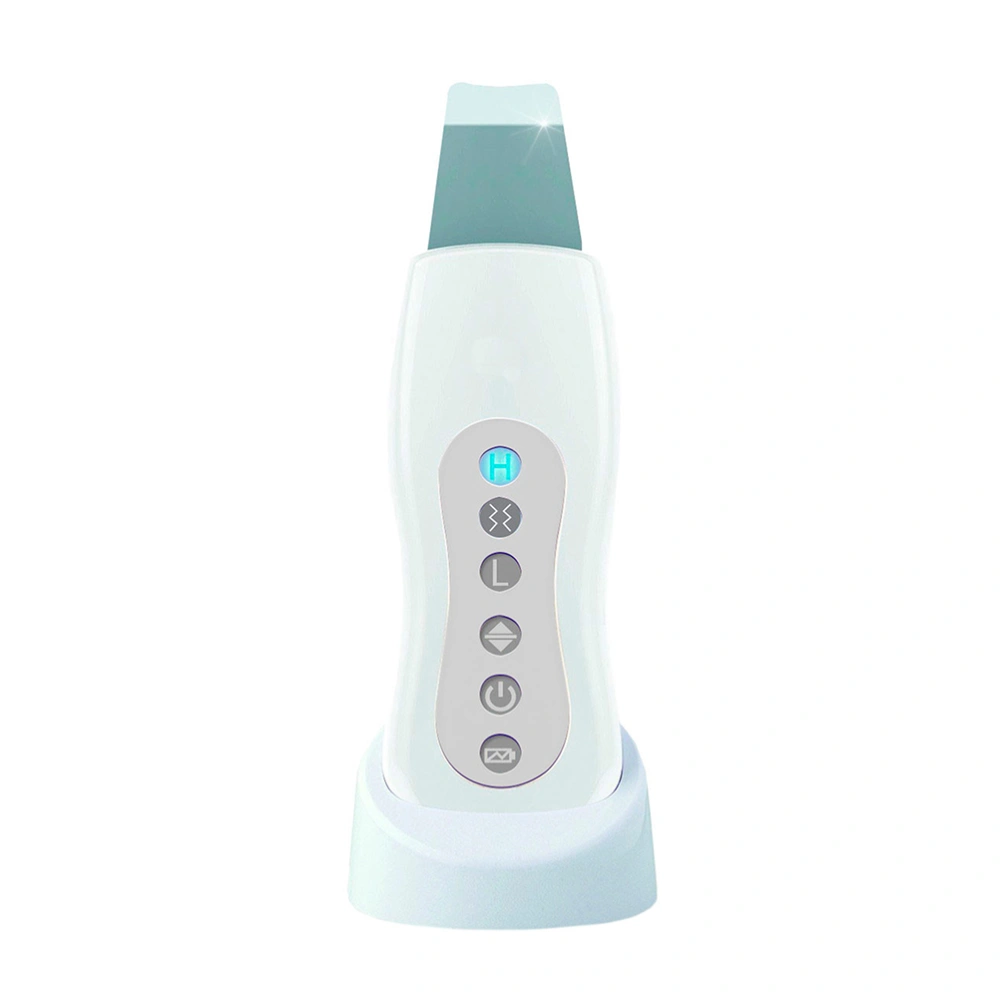 Ultrasonic Face Cleaning Scrubber Blackhead Removal Wrinkles Pore Cleaner Machine with EU Plug