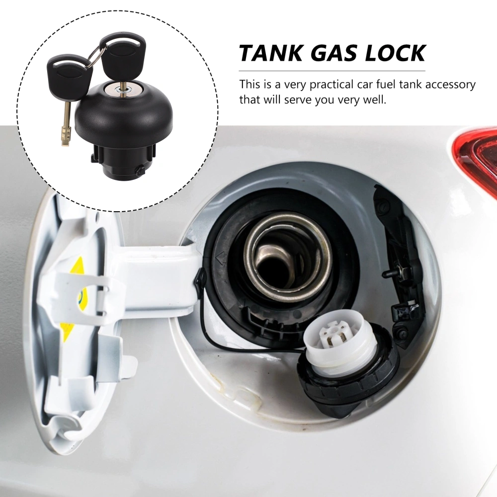 1 Set Car Fuel Tank Lock Professional Oil Tank Cover Durable Fuel Tank Cover