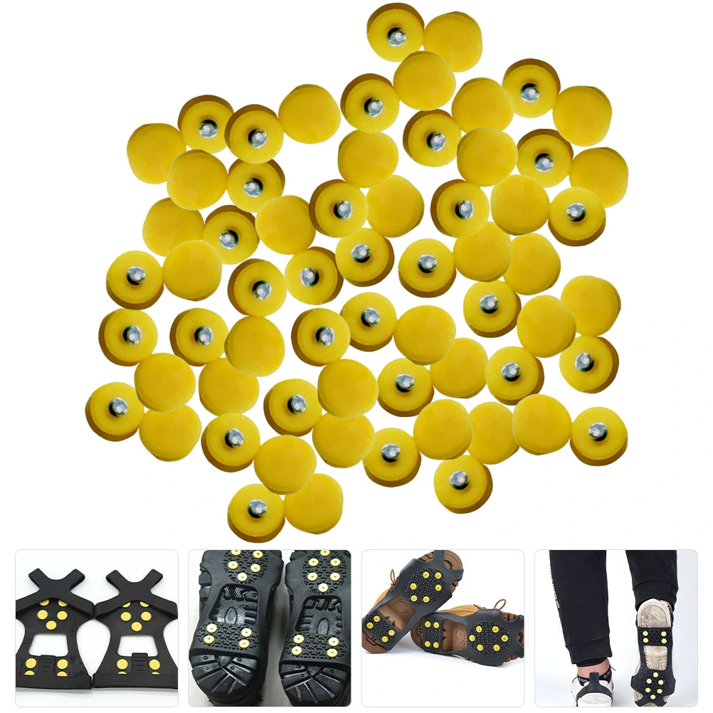 100pcs Reserved Shoe Grippers Snow Climbing Supply Anti-slip Spiked Shoes Nails