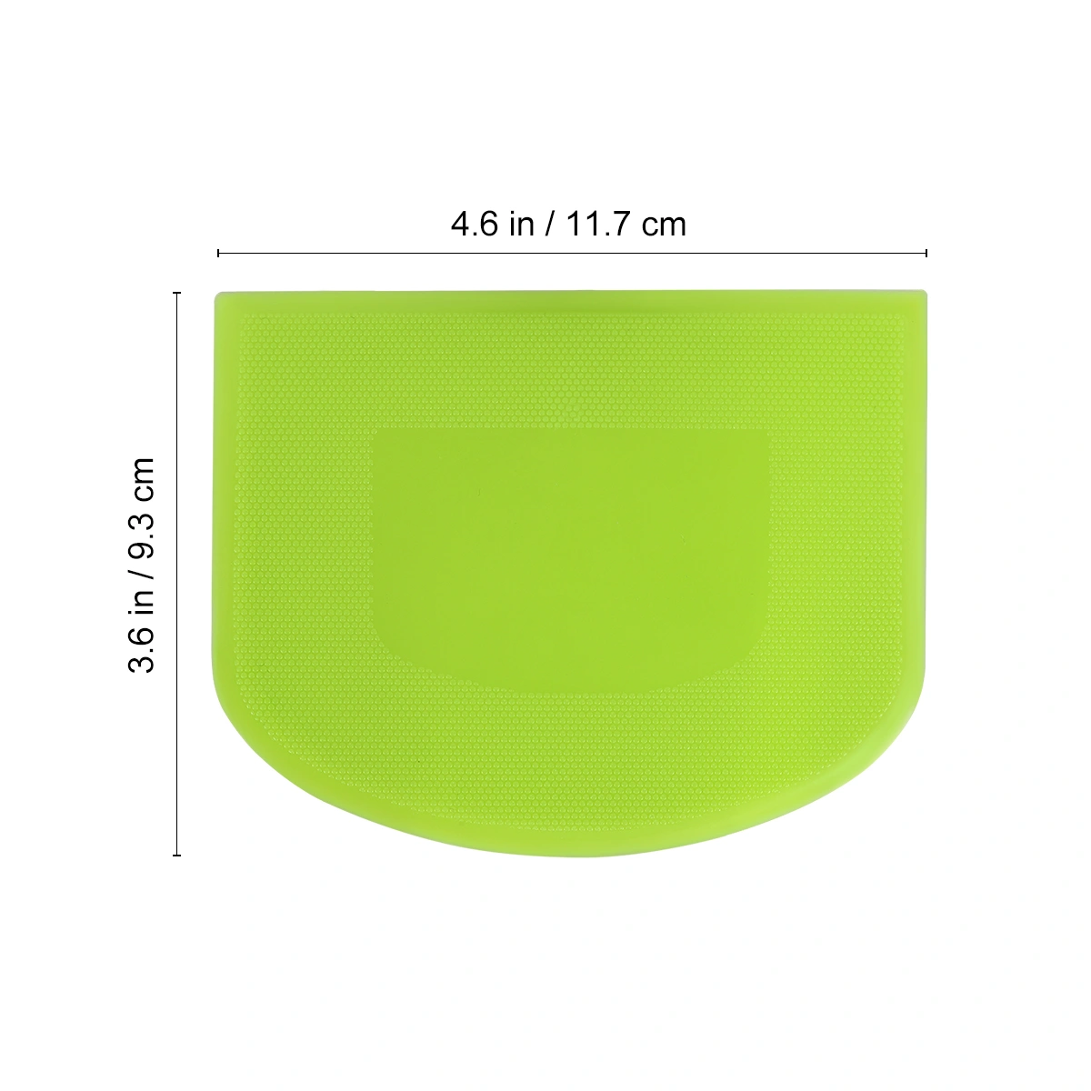 UPKOCH Dough Bowl Scraper Kitchen Gadget Curved Flat Flexible Scraper for Scraping Baking Bread Dough Cake