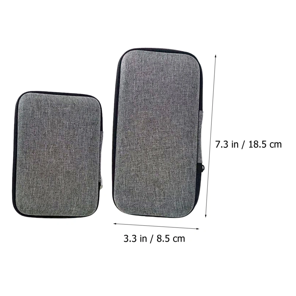 2pcs Microphone Storage Bags Portable Microphone Charger Earphone Cases