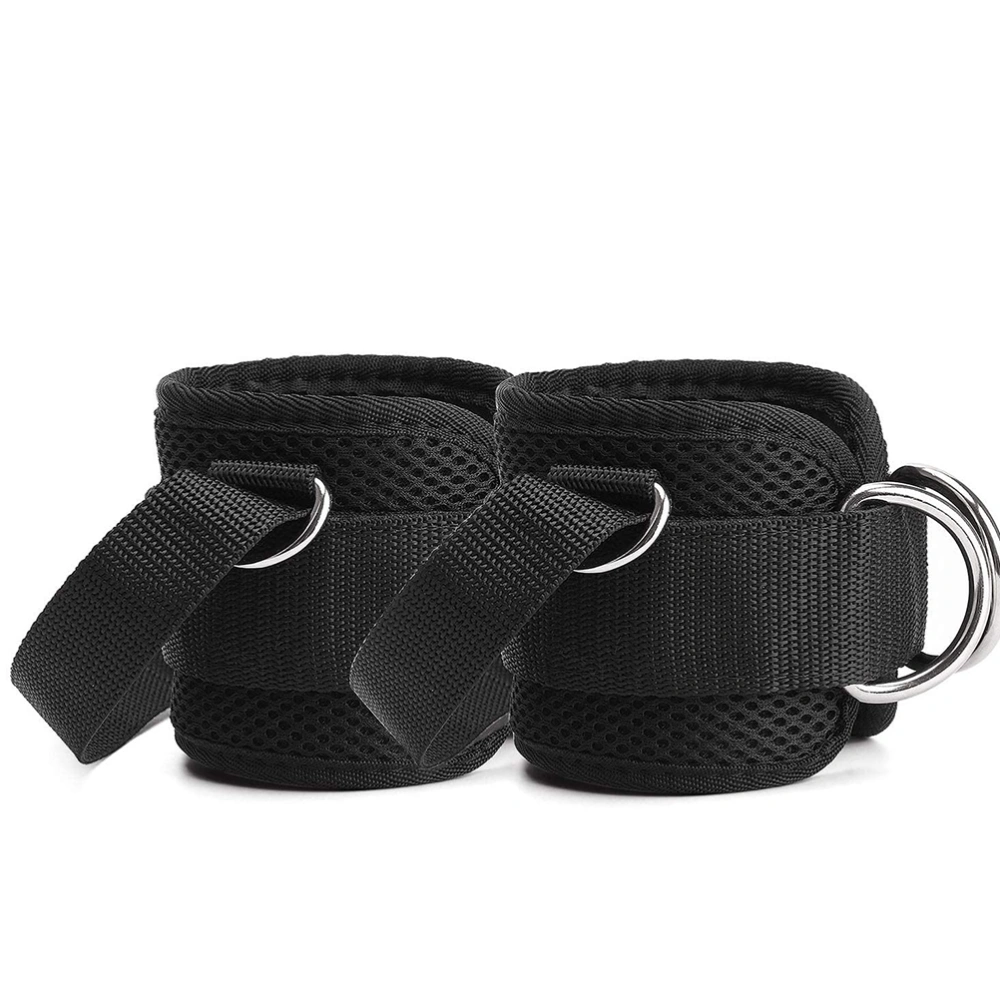 1 Pair of Fitness Ankle Strap Cable Machine Ankle Belt Ankle Binding Band Polyester Ankle Strap