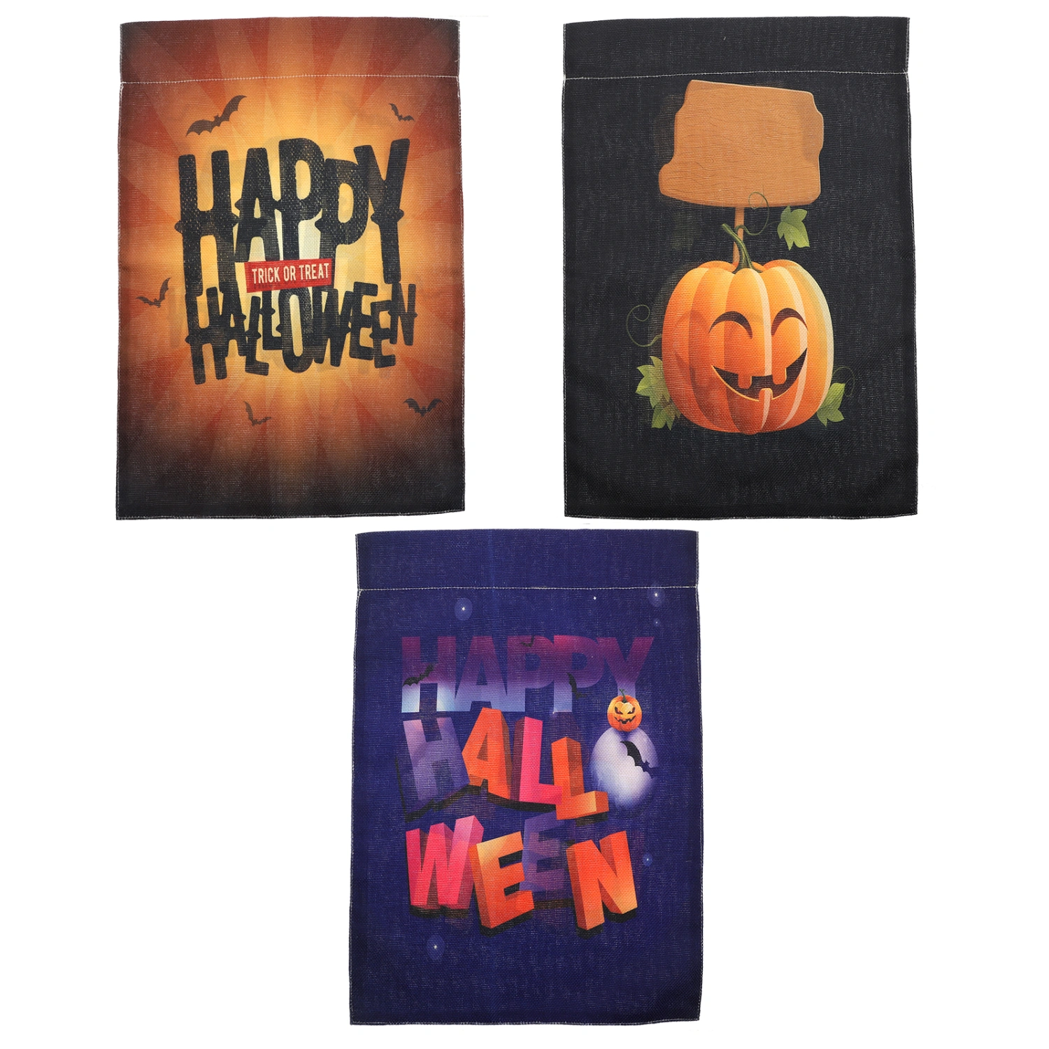 3pcs Festival Courtyard Flags Decorative Wind Direction Tools Home Decor Flags